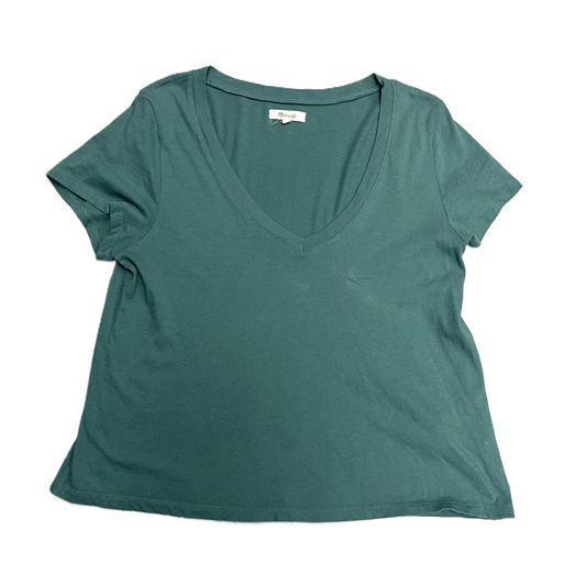 Green Top Short Sleeve Basic By Madewell, Size: M