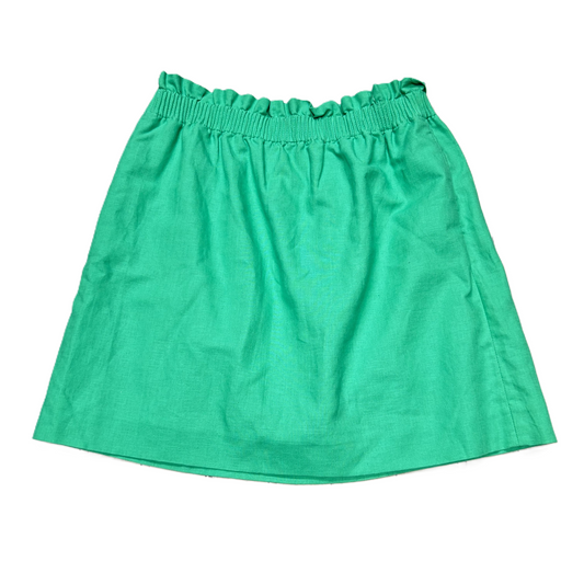 Green Skirt Mini & Short By J. Crew, Size: M