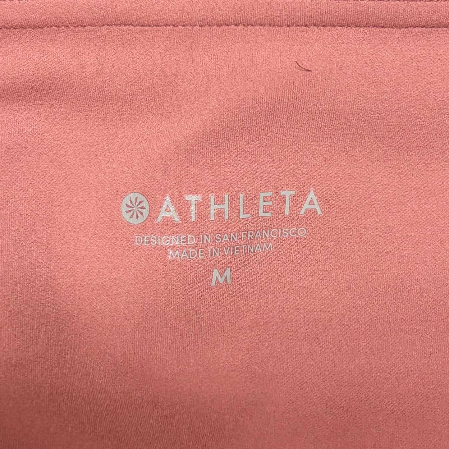 Pink Athletic Leggings By Athleta, Size: M