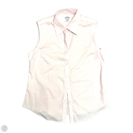 Top Sleeveless By Brooks Brothers In Pink, Size: M
