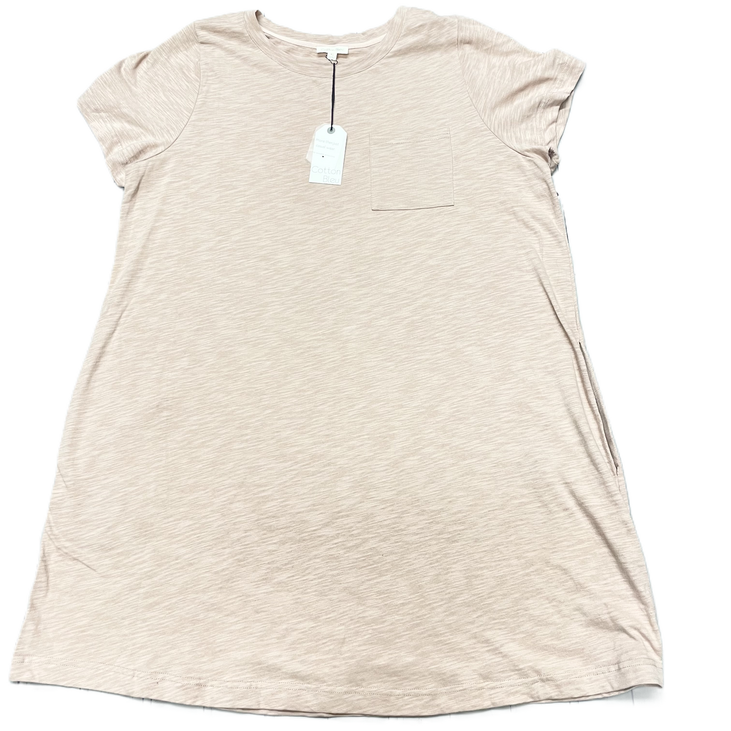 Taupe Dress Casual Short By Cotton Bleu, Size: Xl