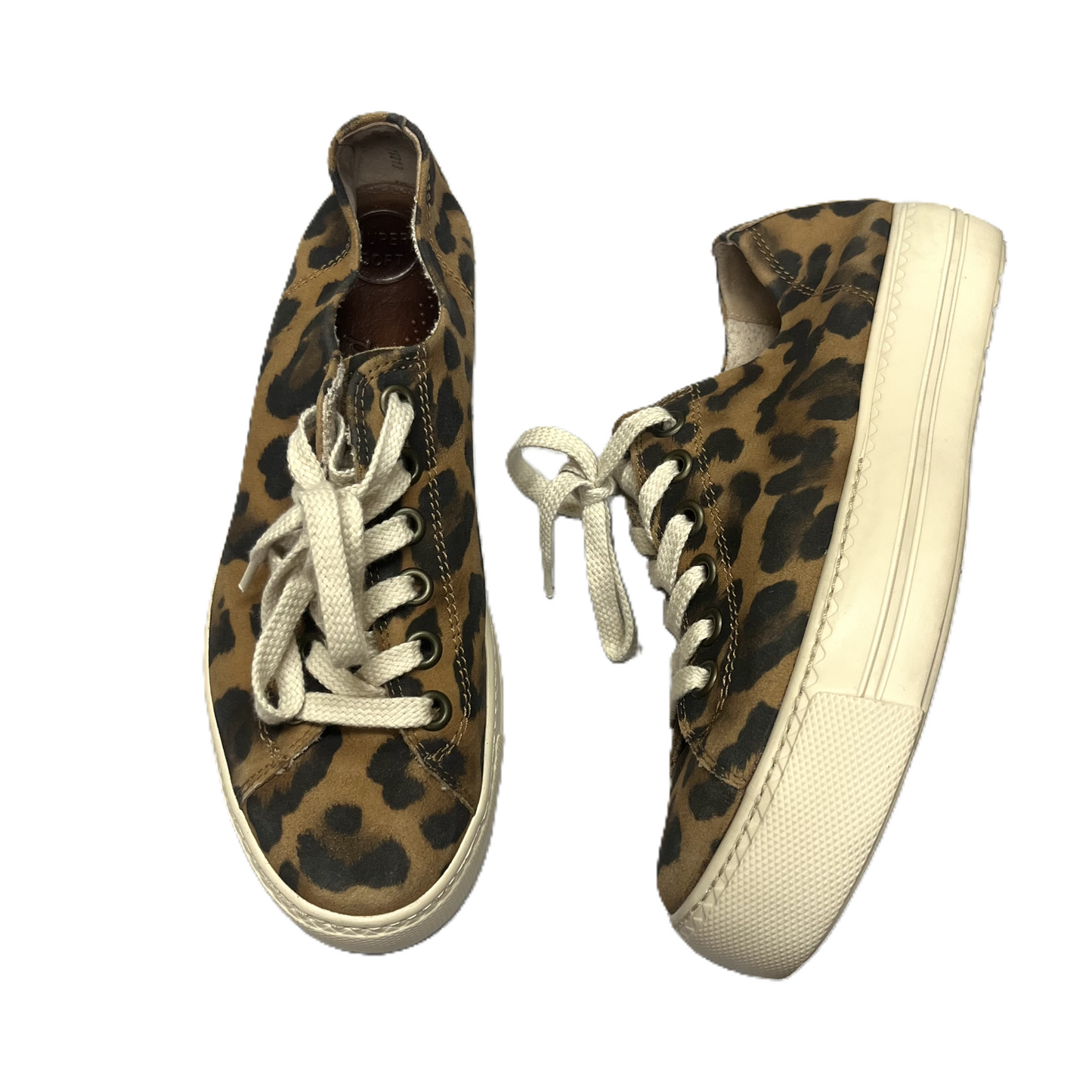 Leopard Print Shoes Sneakers By Paul Green, Size: 9