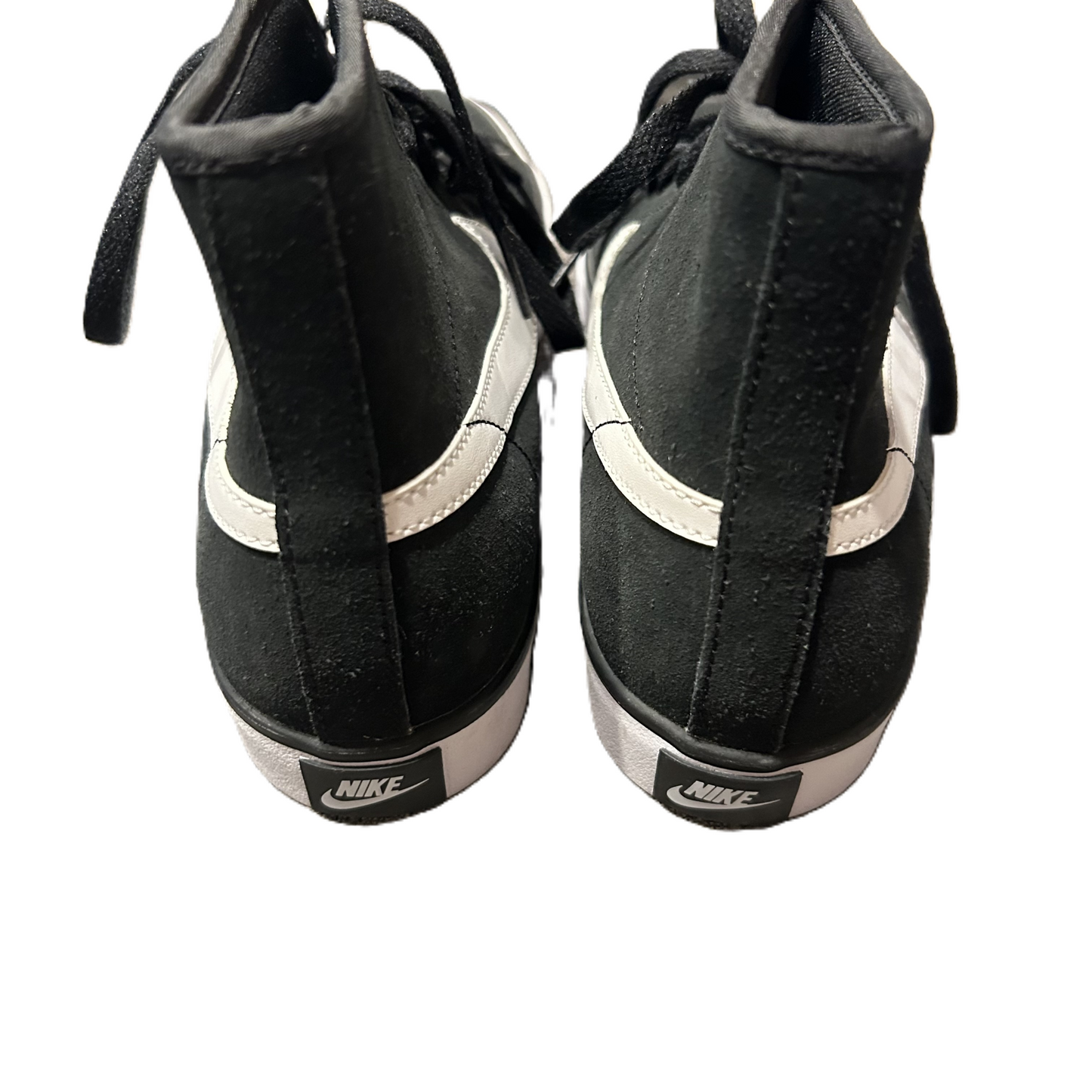 Black Shoes Sneakers By Nike, Size: 8