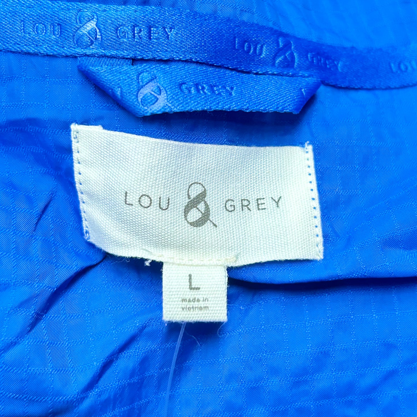 Jacket Windbreaker By Lou And Grey In Blue, Size: L