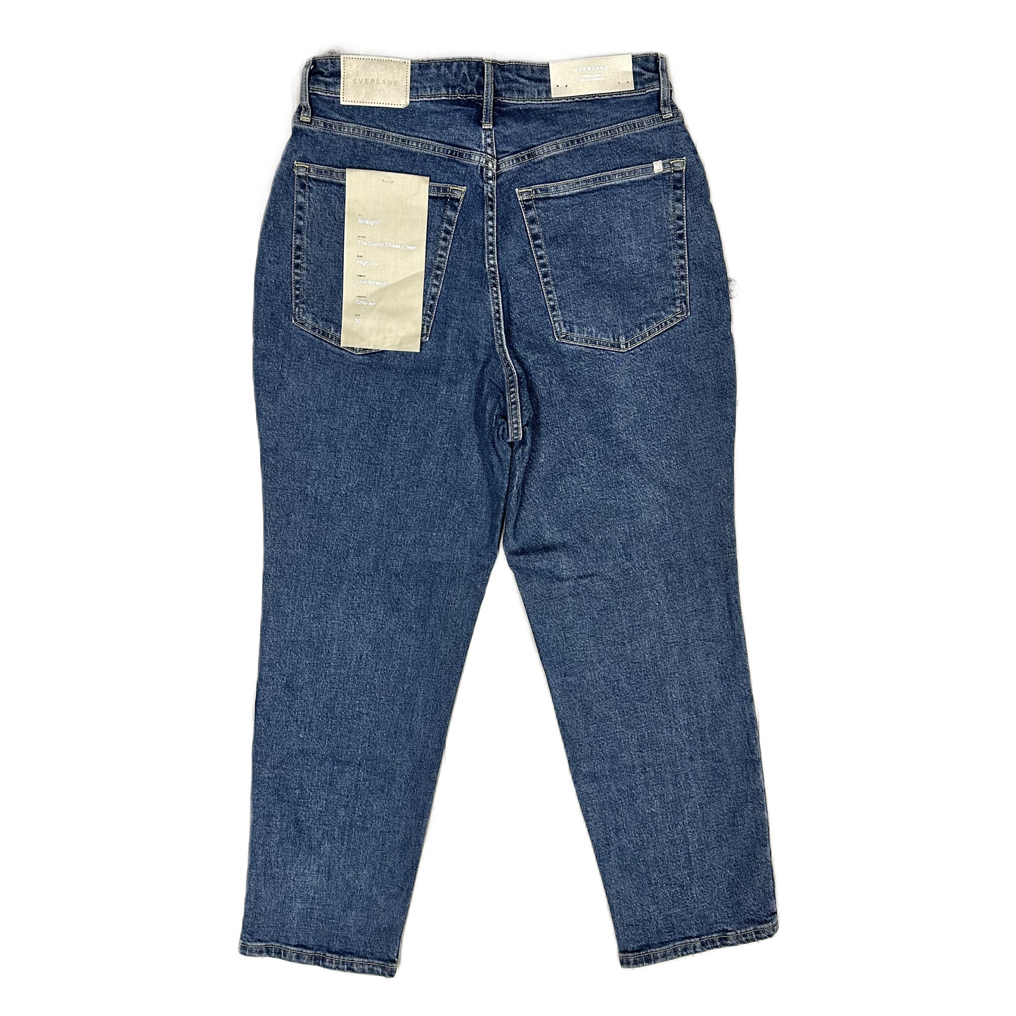 Jeans Straight By Everlane In Blue Denim, Size: 10