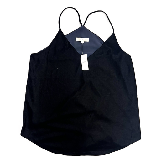 Black Top Sleeveless By Loft, Size: L