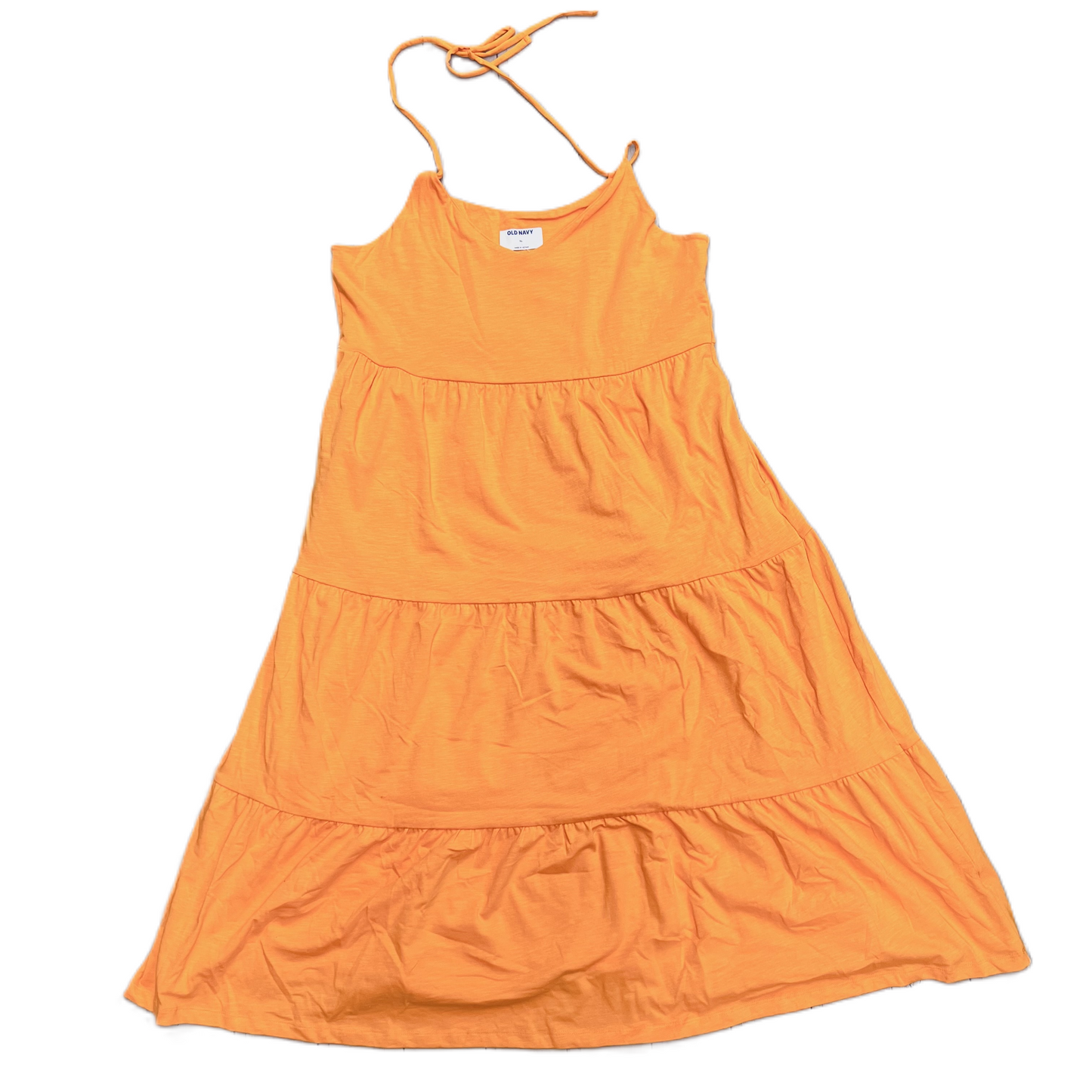 Orange Dress Casual Maxi By Old Navy, Size: Xl