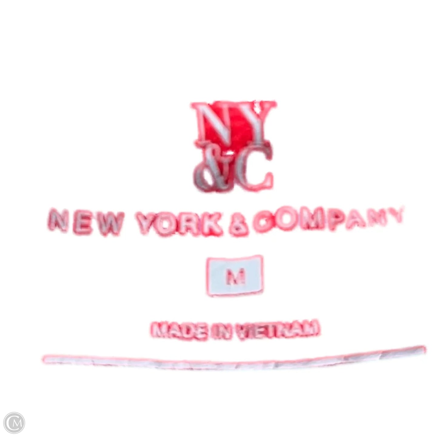 Top Sleeveless By New York And Co In Red, Size: M