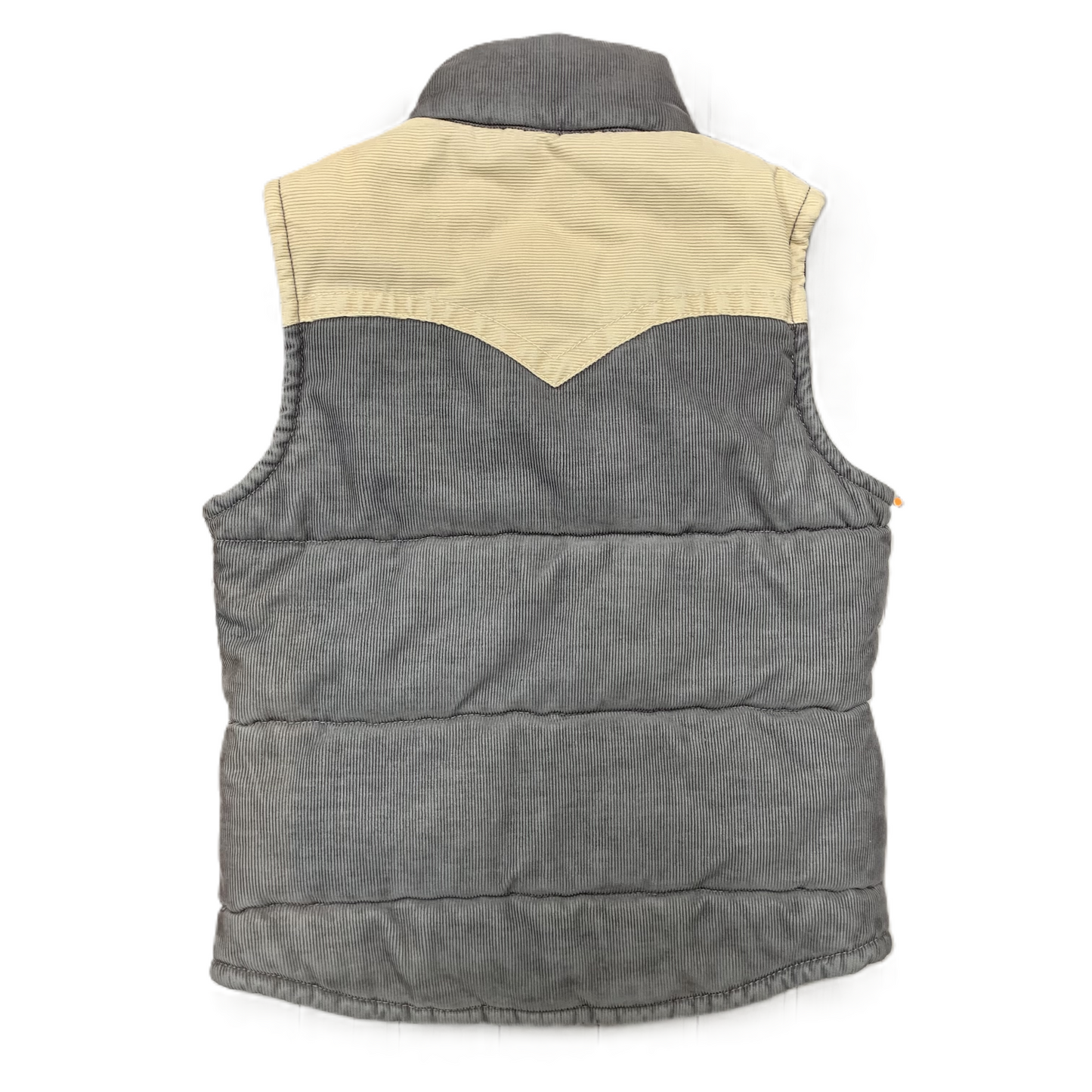 Vest Puffer & Quilted By True Religion In Cream & Grey, Size: S