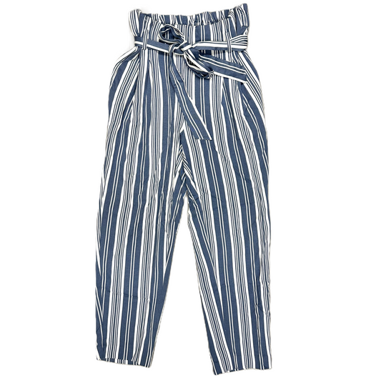 Pants Wide Leg By Loft In Striped Pattern, Size: S