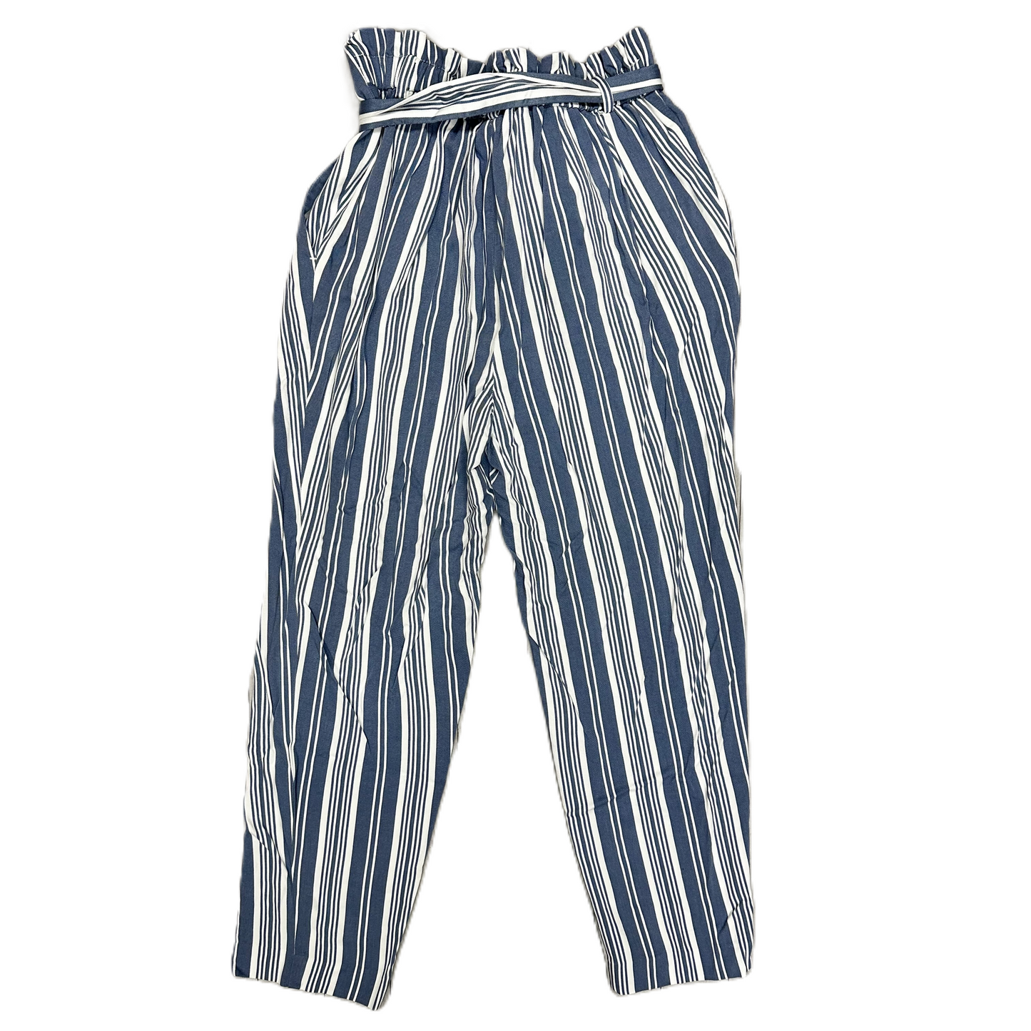 Pants Wide Leg By Loft In Striped Pattern, Size: S