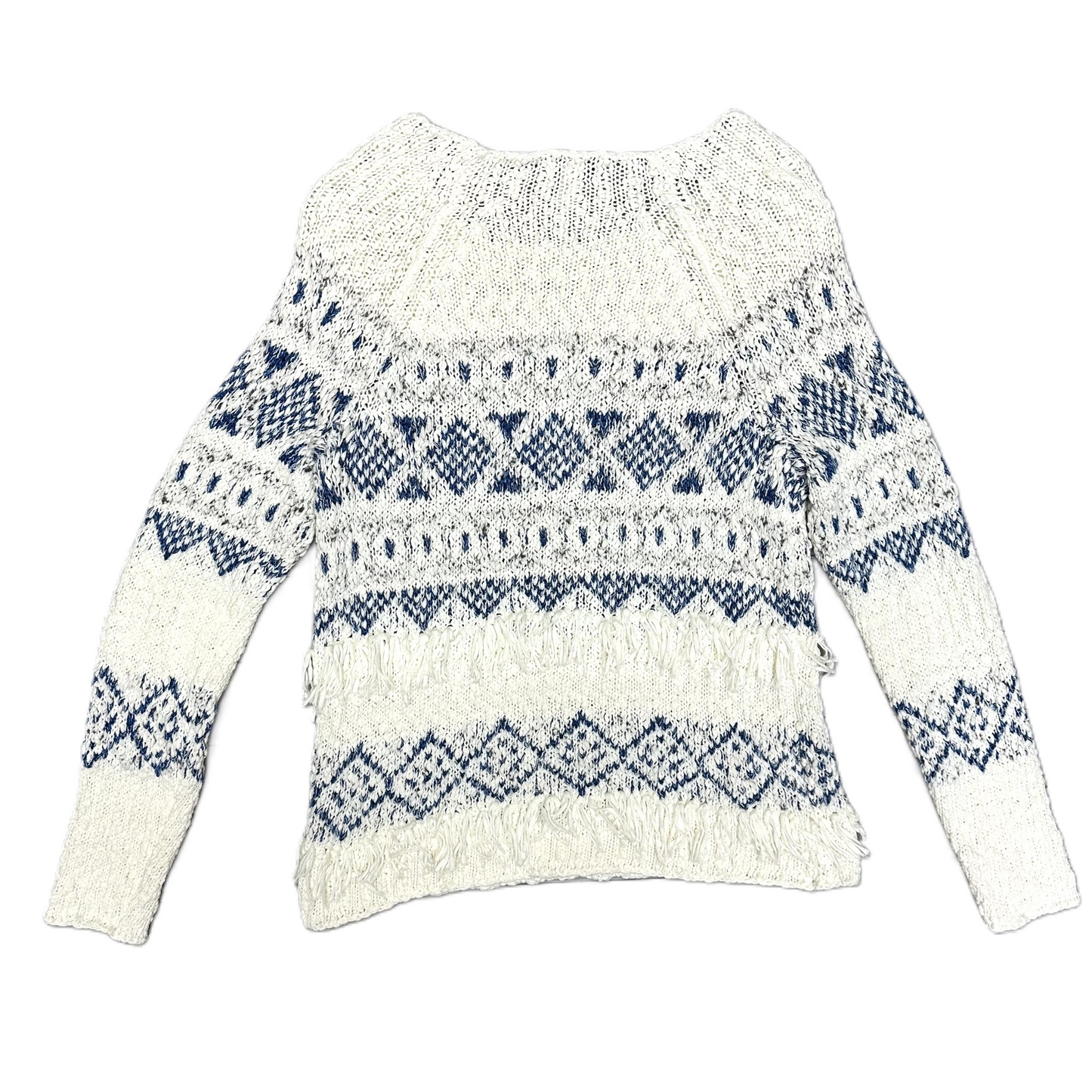 Sweater By Joie In Blue & Cream, Size: Xxs