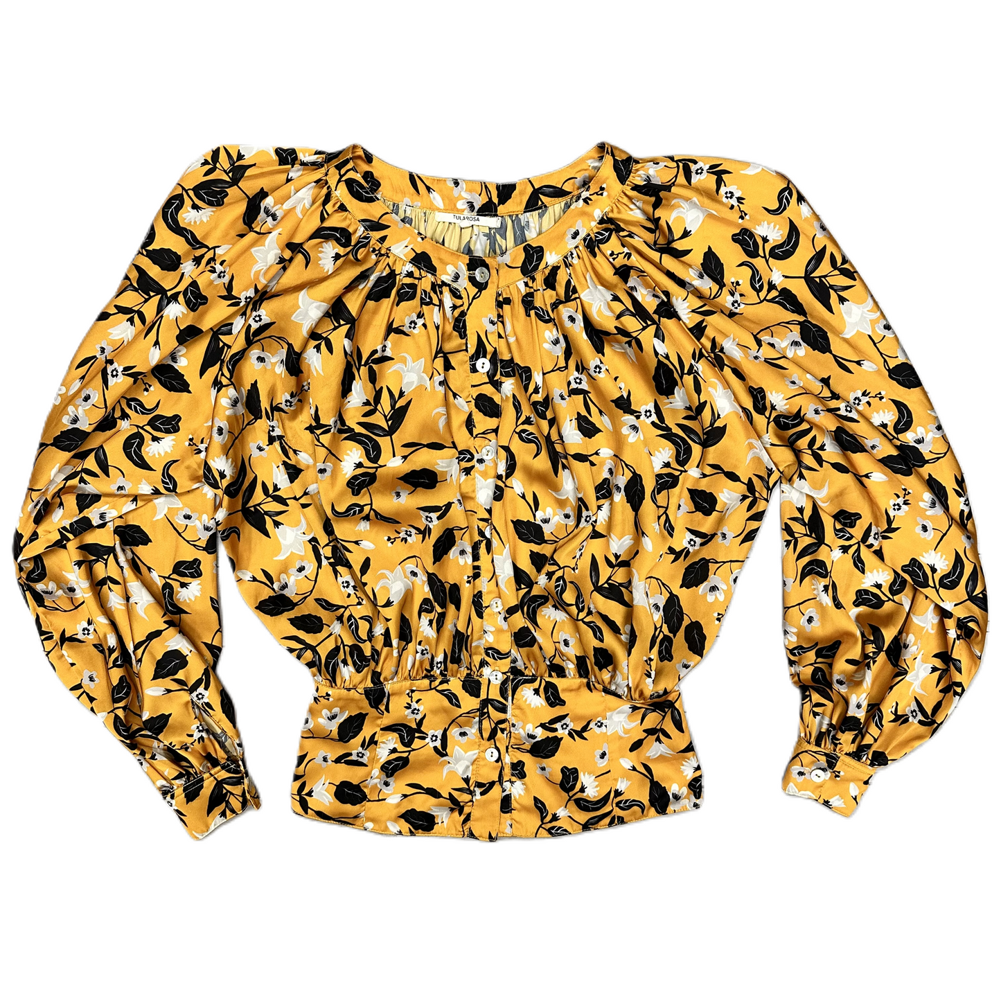 Top Long Sleeve By Tularosa In Yellow, Size: Xs