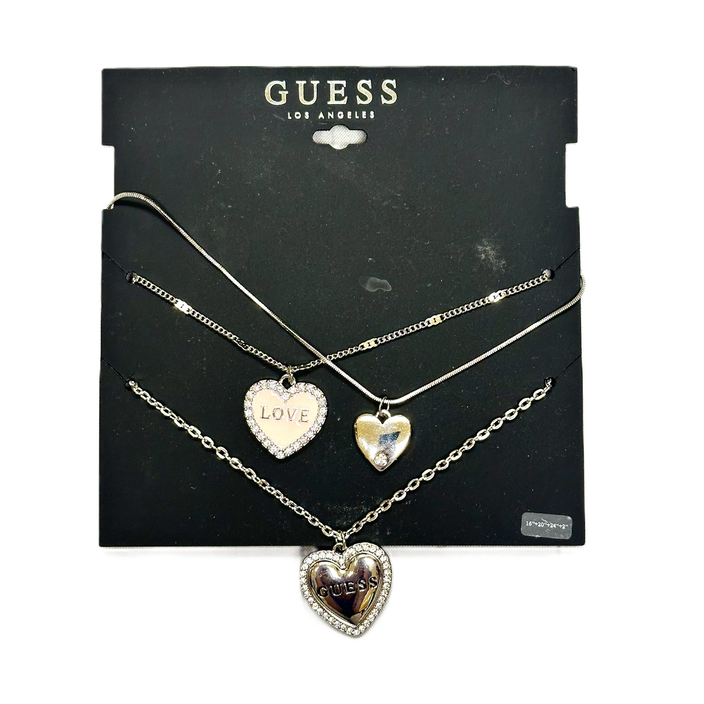 Necklace Layered By Guess, Size: 03 Piece Set