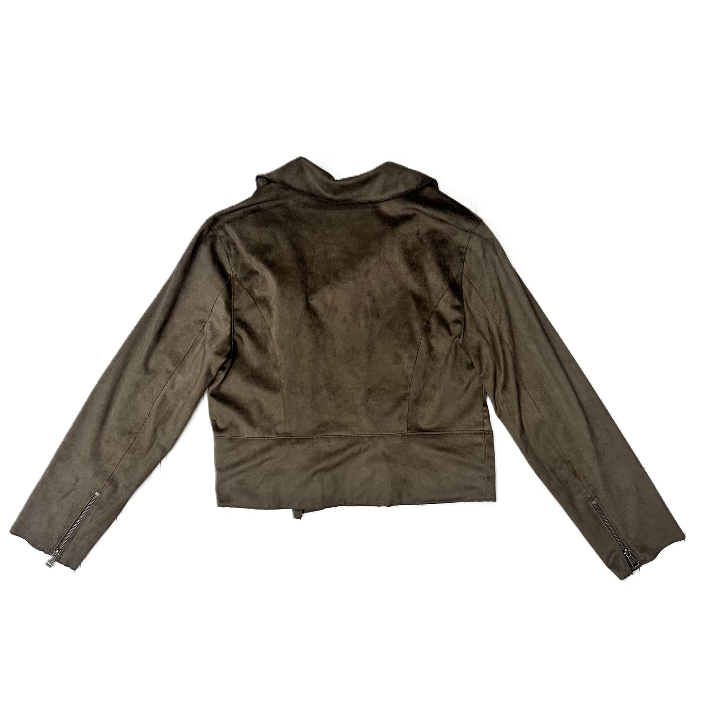 Jacket Moto By Hutch In Taupe, Size: S