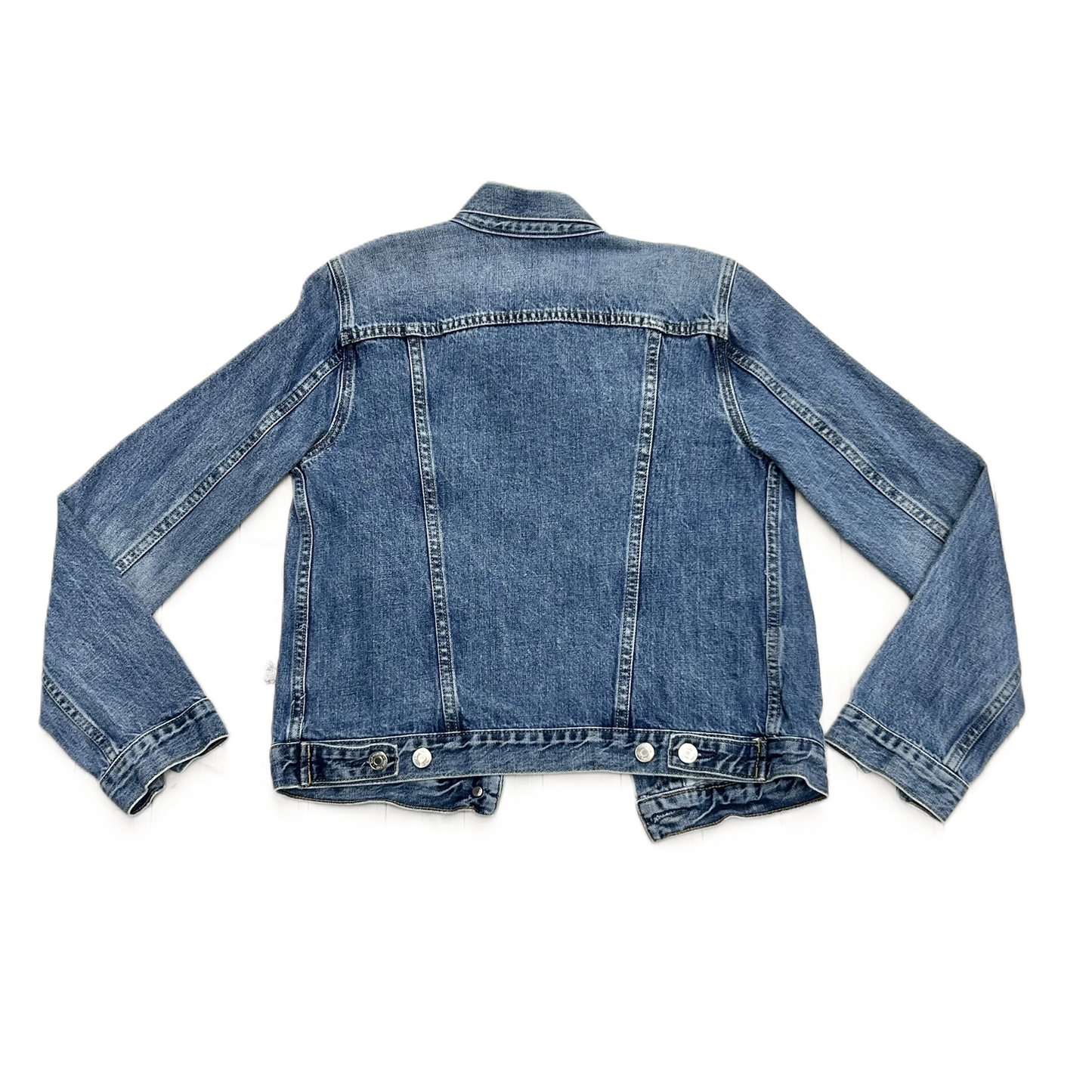 Jacket Denim By Gap In Blue Denim, Size: S