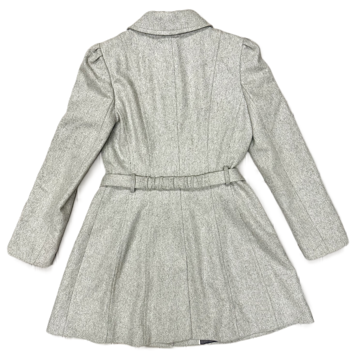 Coat Wool By Banana Republic In Grey, Size: S