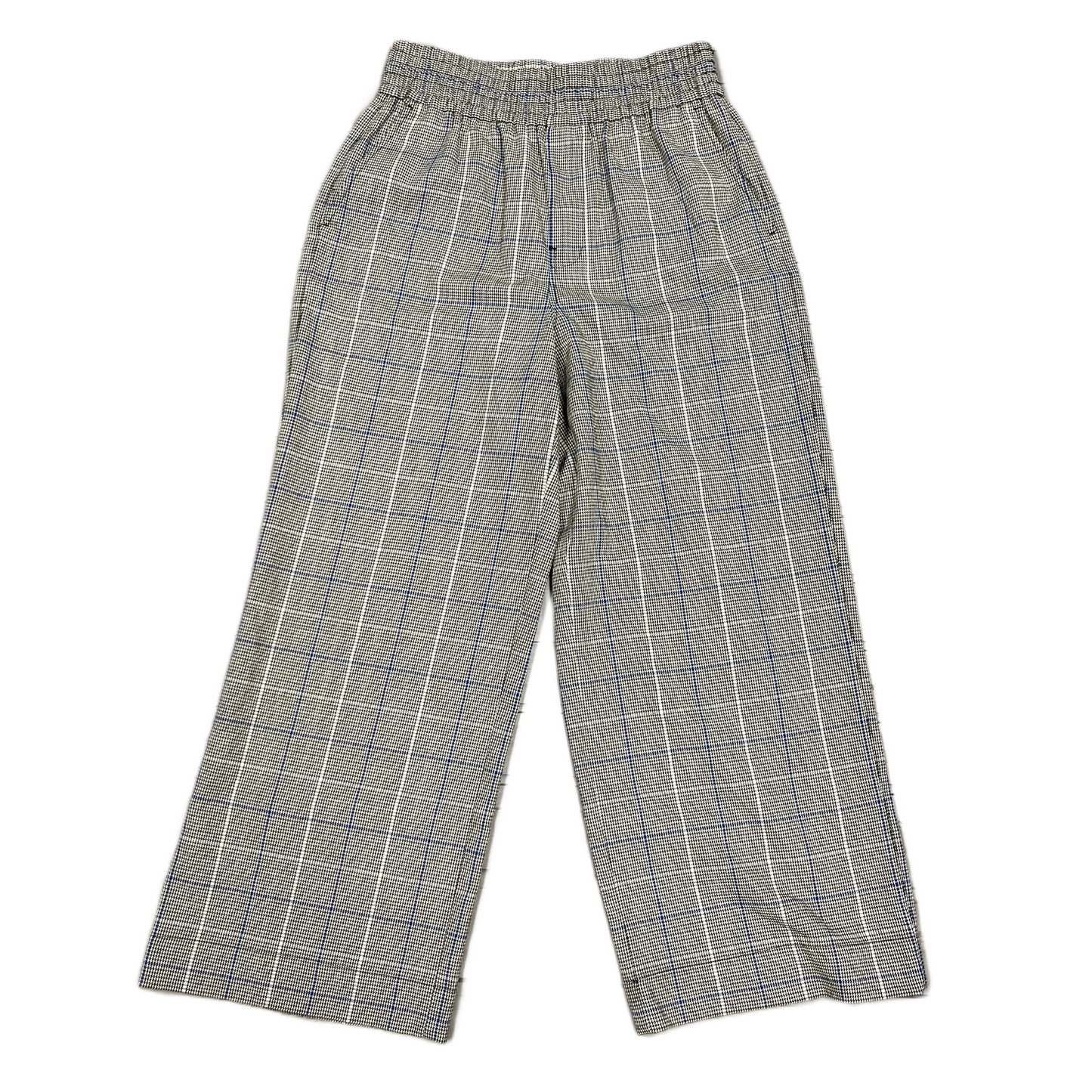 Pants Wide Leg By Madewell In Plaid Pattern, Size: S