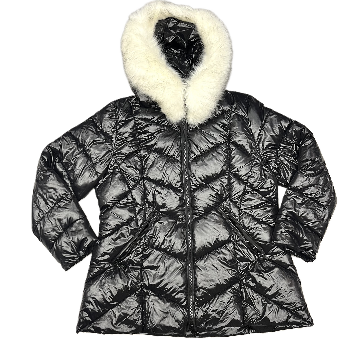 Coat Puffer & Quilted By Bernardo In Black, Size: Xxl