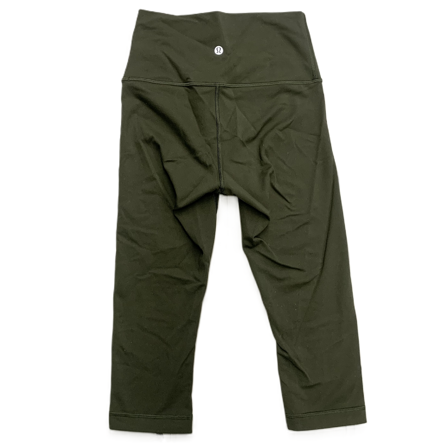 Athletic Capris By Lululemon In Green, Size: 4