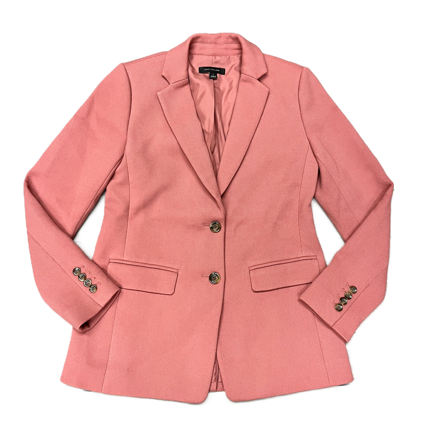 Blazer By Ann Taylor In Pink, Size: Xs