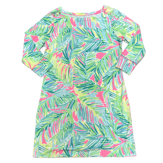 Dress Designer By Lilly Pulitzer In Green & Pink, Size: Xl