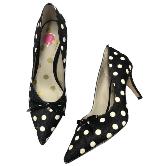 Shoes Heels Kitten By Boden In Polkadot Pattern, Size: 9.5