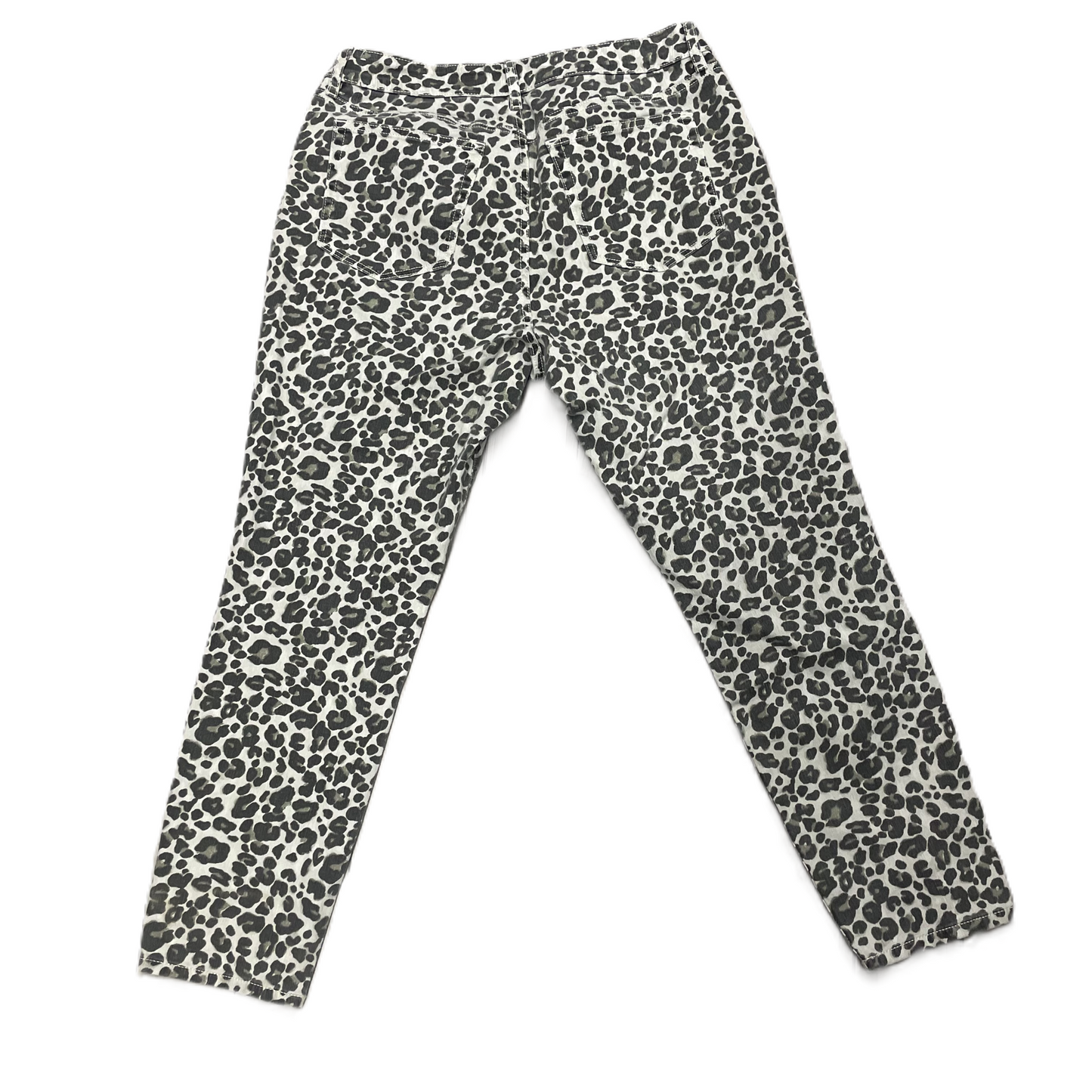 Jeans Skinny By Loft In Leopard Print, Size: 12