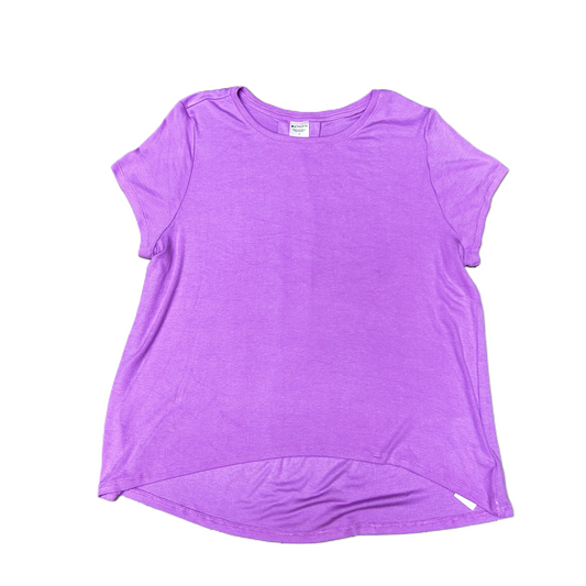 Athletic Top Short Sleeve By Athleta In Purple, Size: M