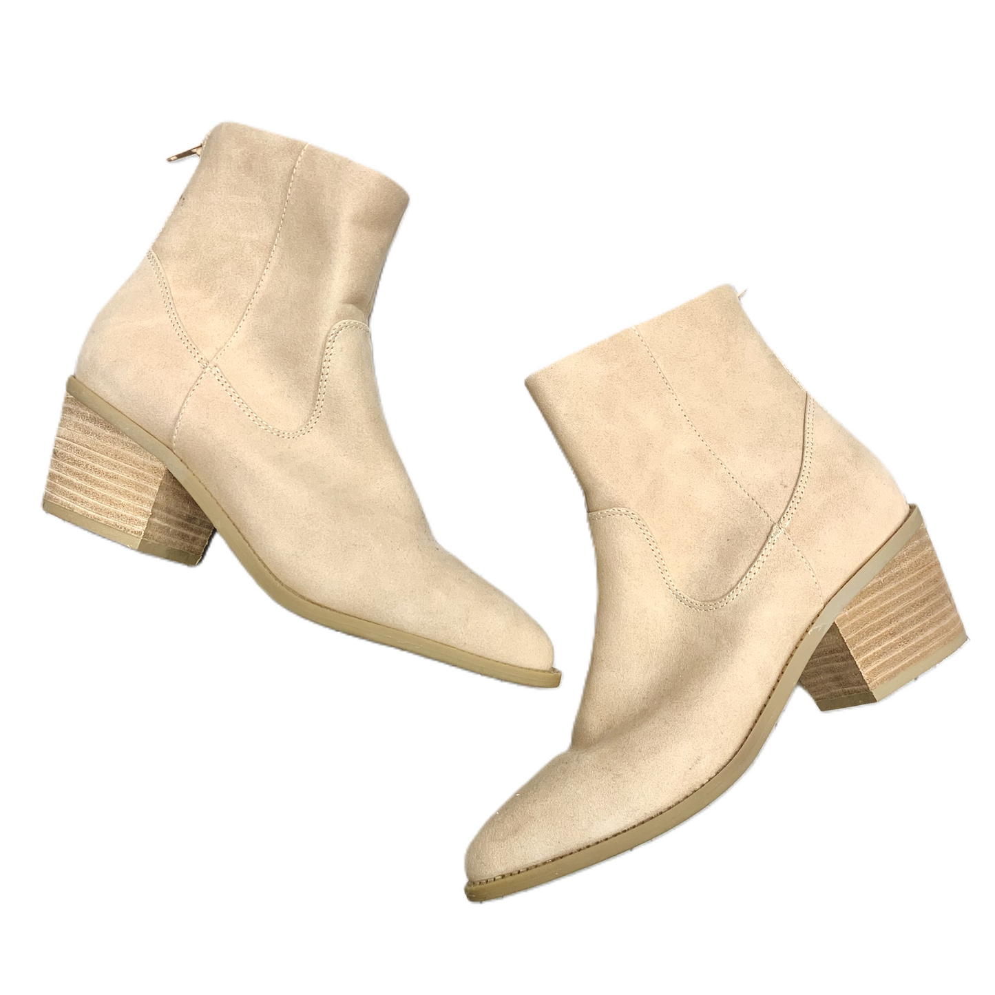 Boots Ankle Heels By Dolce Vita In Tan, Size: 7