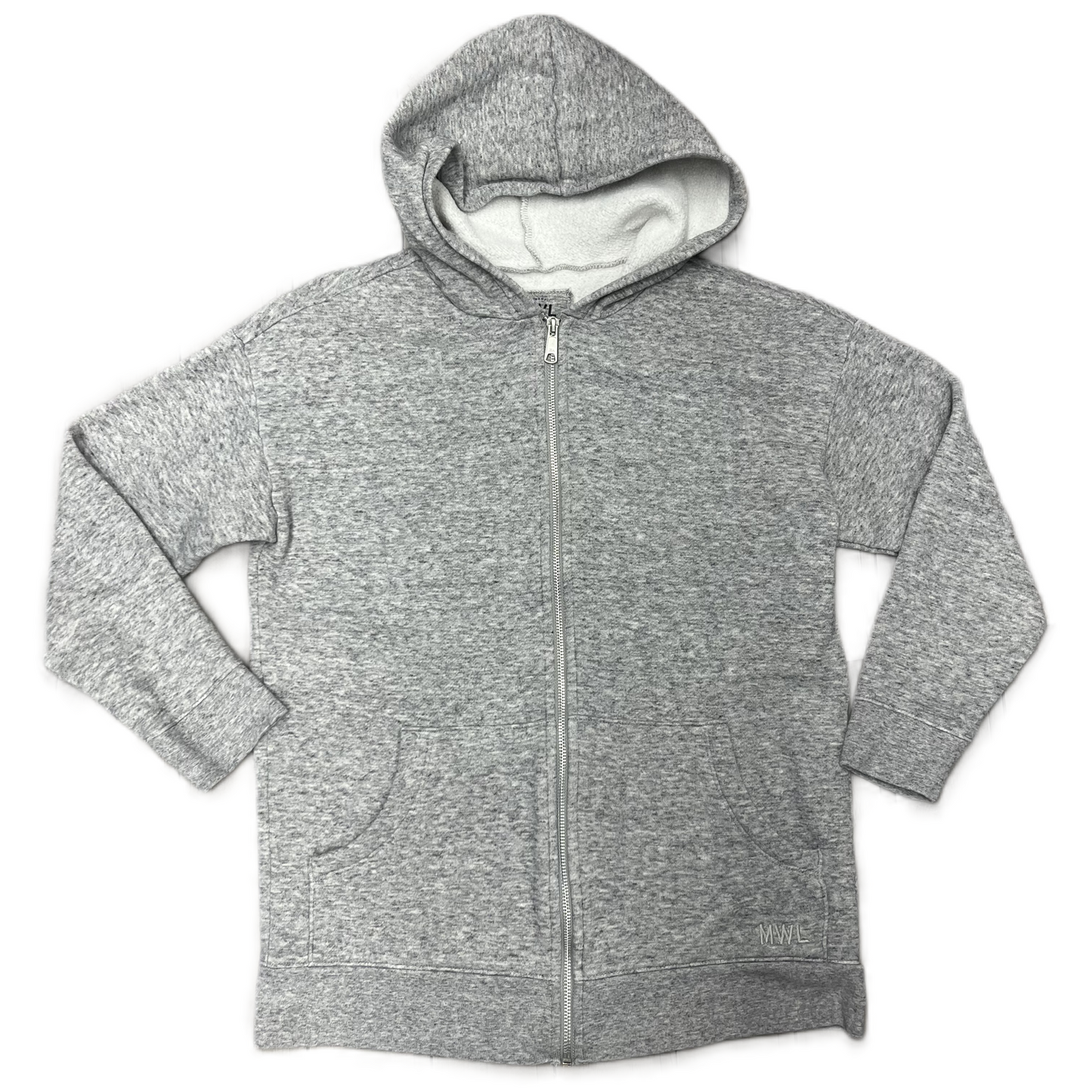 Sweatshirt Hoodie By Madewell In Grey, Size: Xs