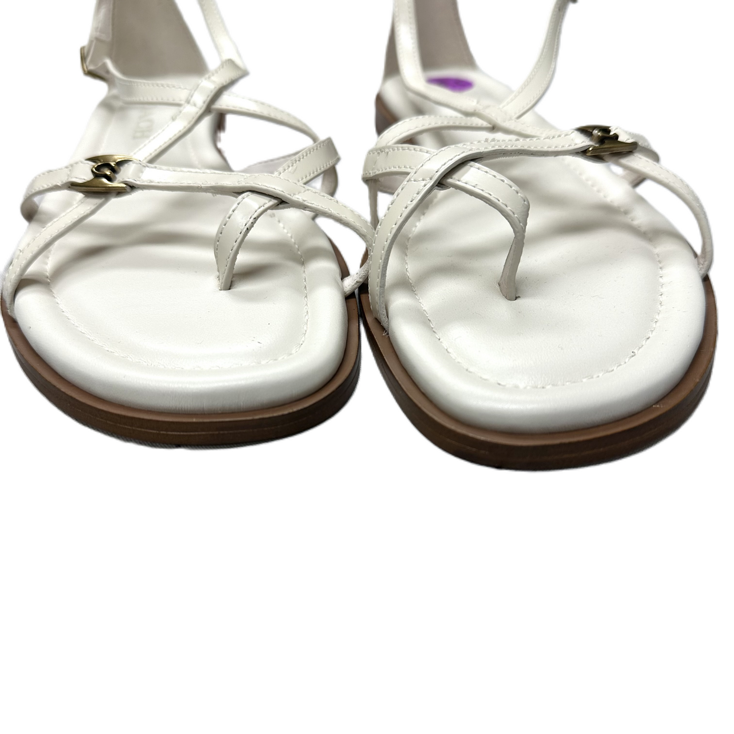 Sandals Designer By Coach In Cream, Size: 6.5