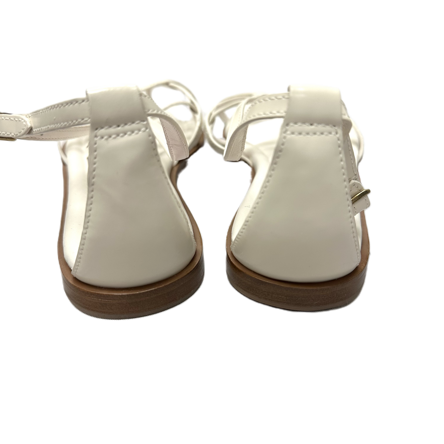 Sandals Designer By Coach In Cream, Size: 6.5