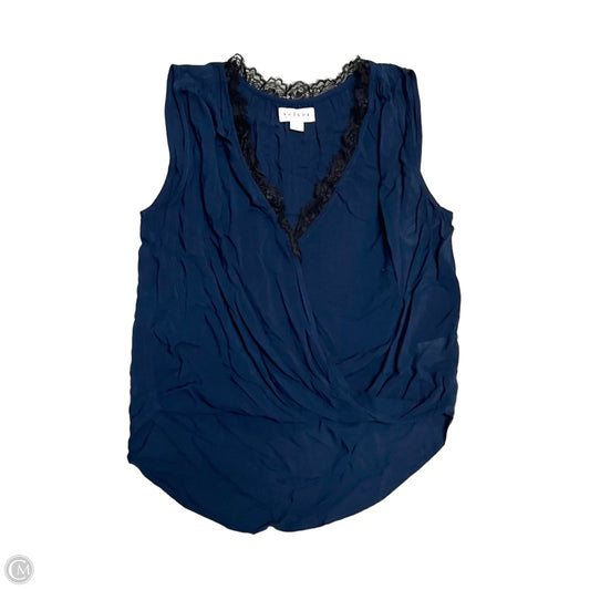 Top Sleeveless By Velvet In Navy, Size: S