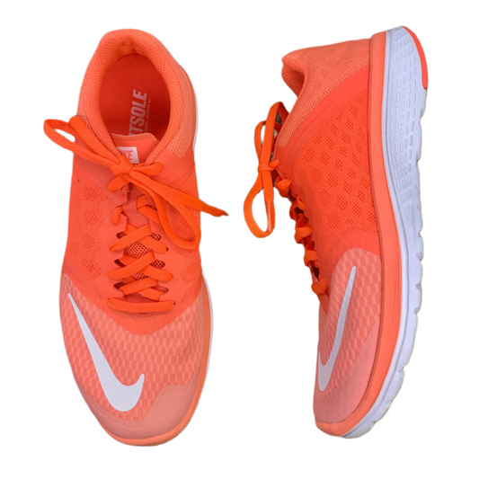 Shoes Athletic By Nike In Orange, Size: 8