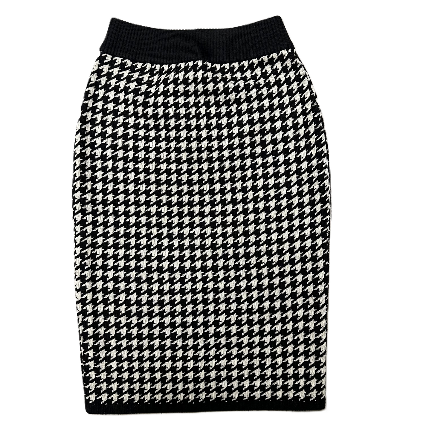 Skirt Midi By Express In Black & White, Size: S