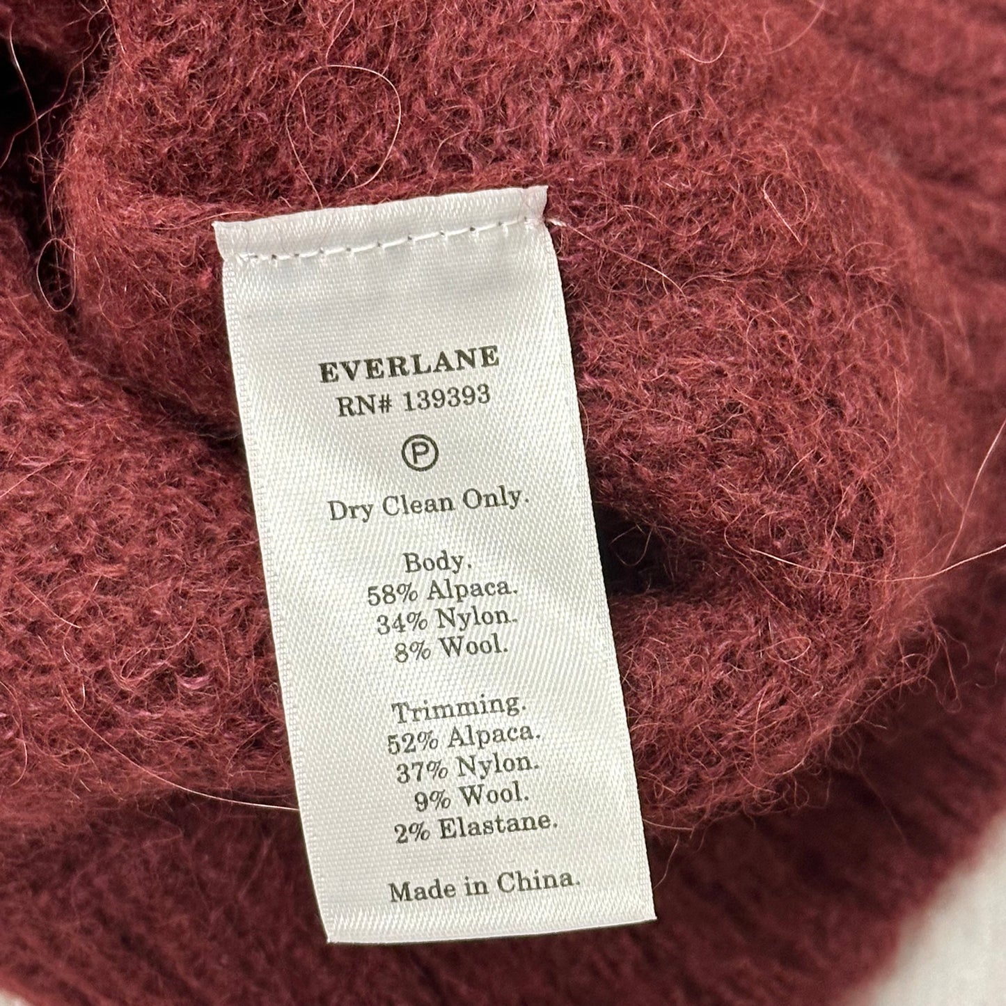 Sweater By Everlane In Red, Size: S