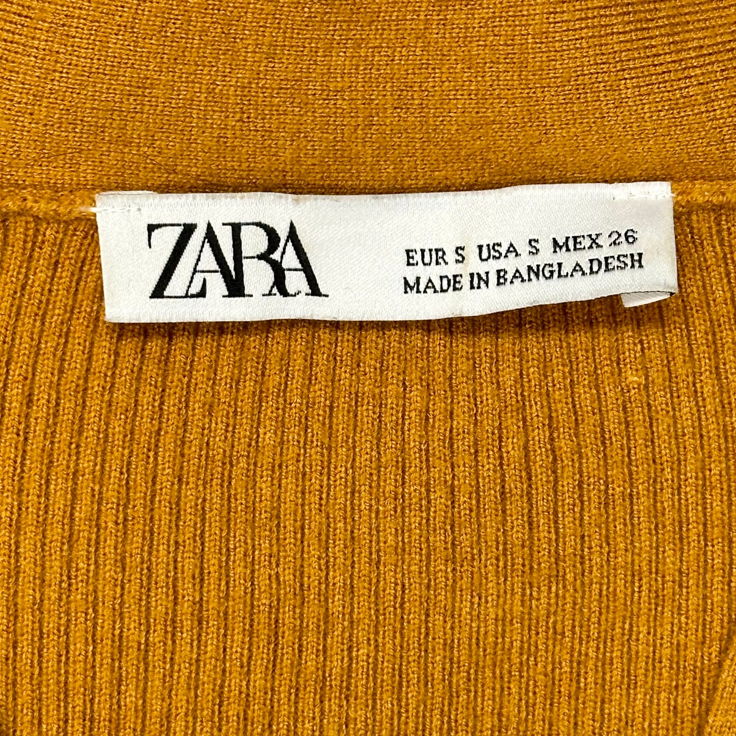 Sweater Cardigan By Zara In Yellow, Size: S