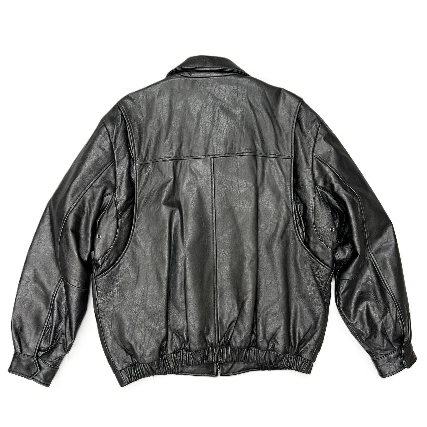 Jacket Leather By Colebrook In Black, Size: L