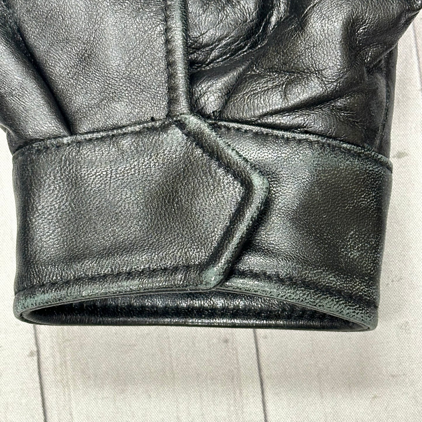 Jacket Leather By Colebrook In Black, Size: L