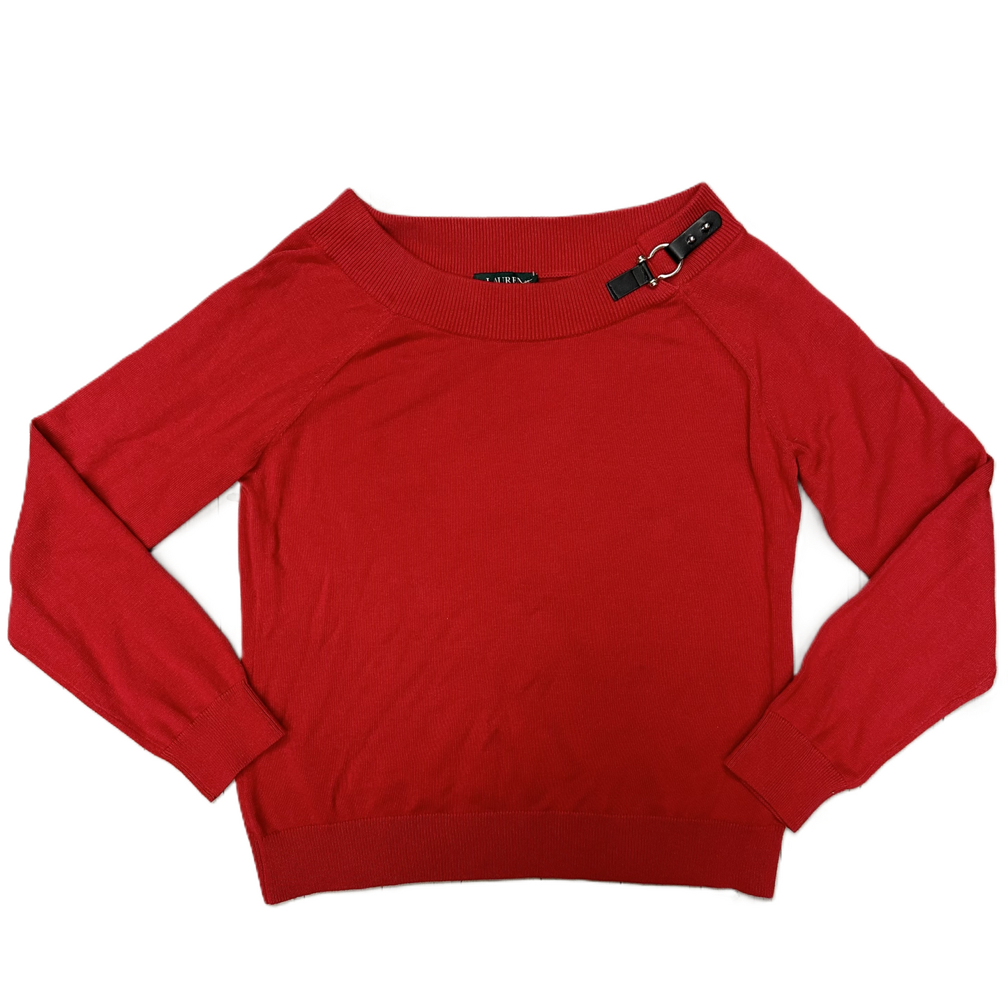 Sweater By Lauren By Ralph Lauren In Red, Size: Xl