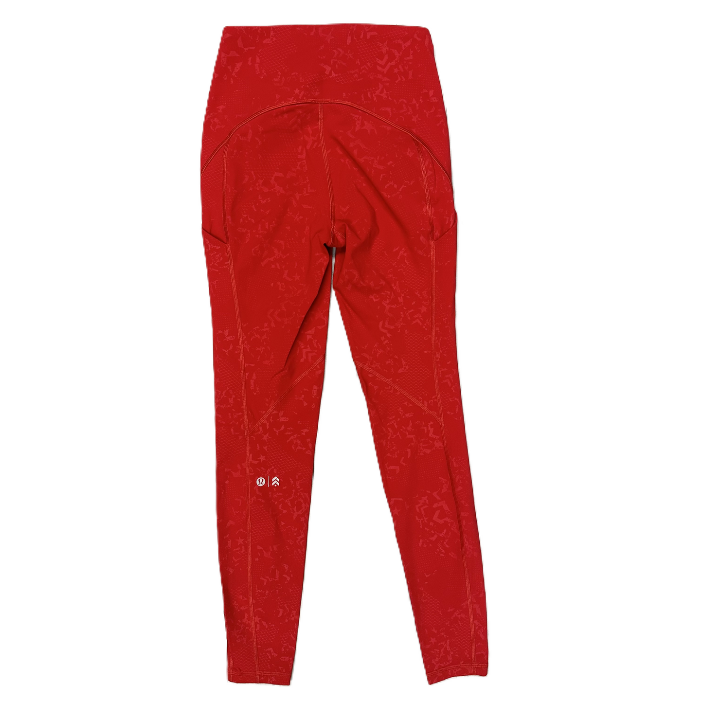 Athletic Leggings By Lululemon In Red, Size: 6