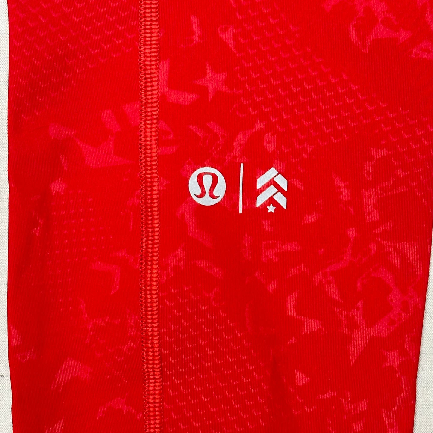 Athletic Leggings By Lululemon In Red, Size: 6