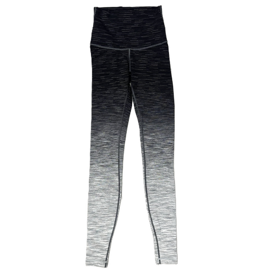 Athletic Leggings By Lululemon In Black & White, Size: 4