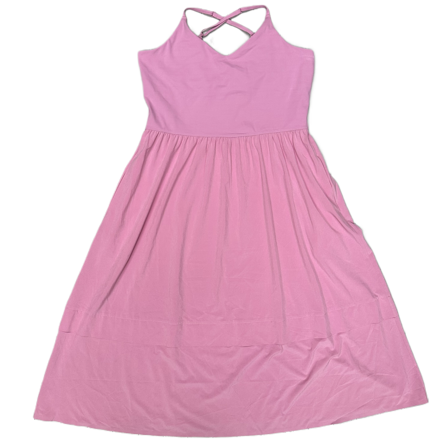 Dress Casual Maxi By Athleta In Pink, Size: L