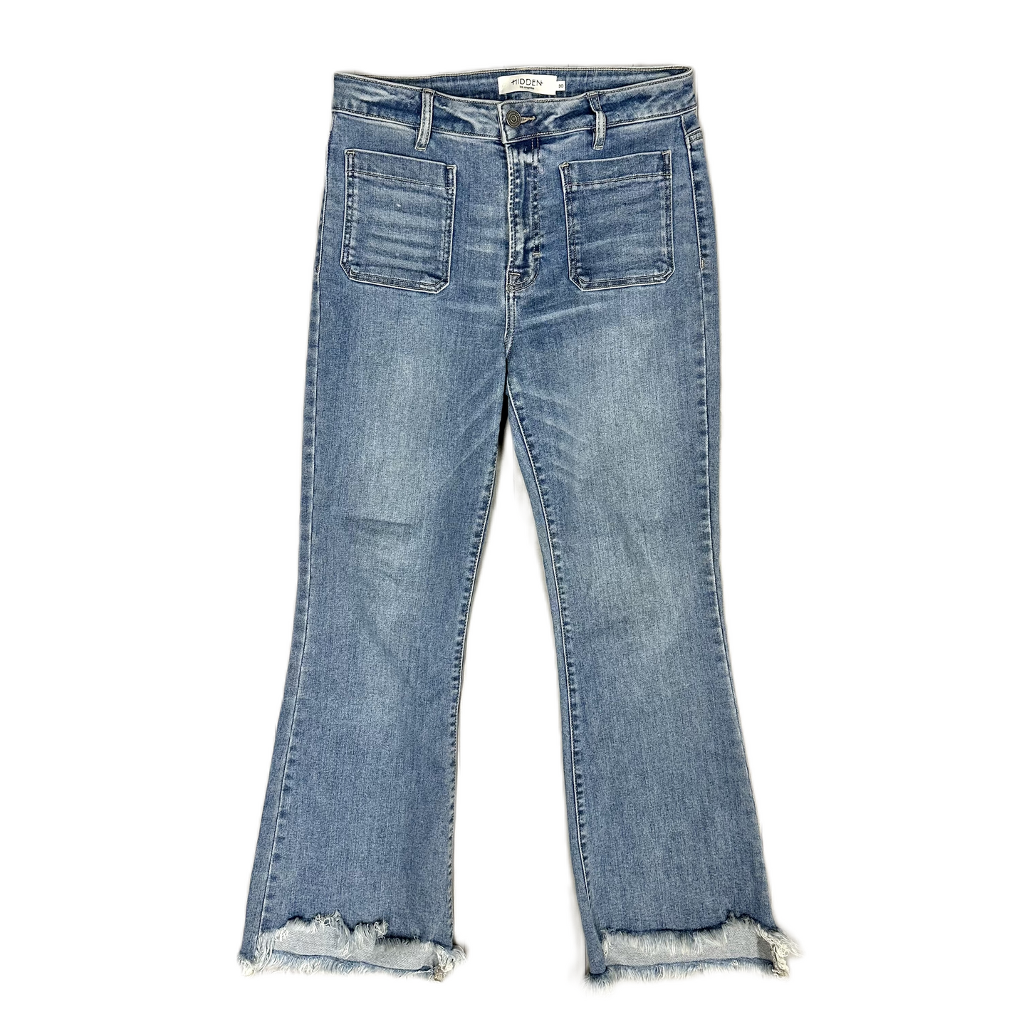 Jeans Straight By Hidden In Blue Denim, Size: 10