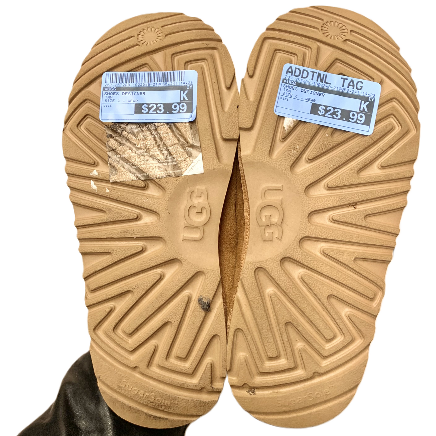 Shoes Designer By Ugg In Tan, Size: 4