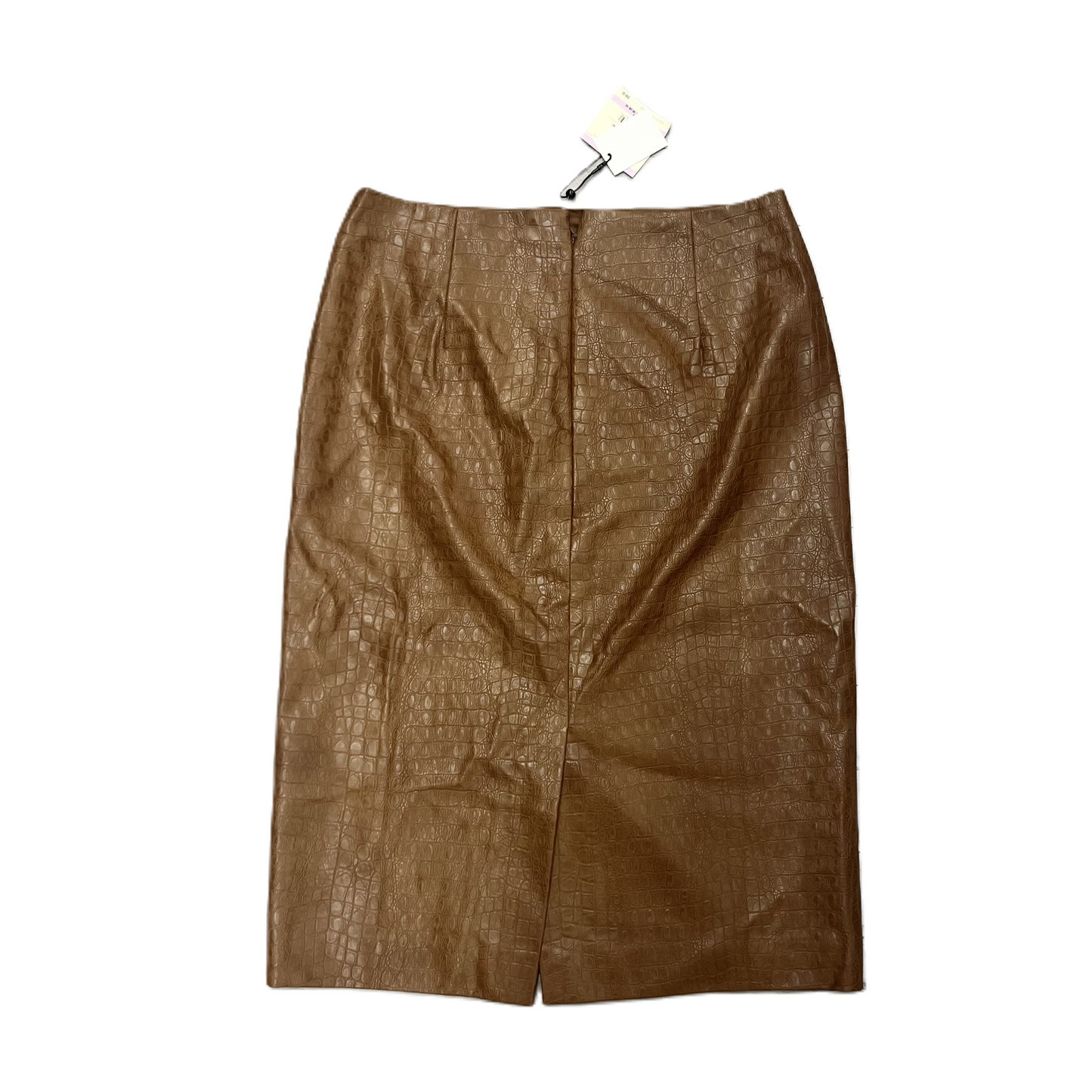 Skirt Midi By Anne Klein In Brown, Size: 6