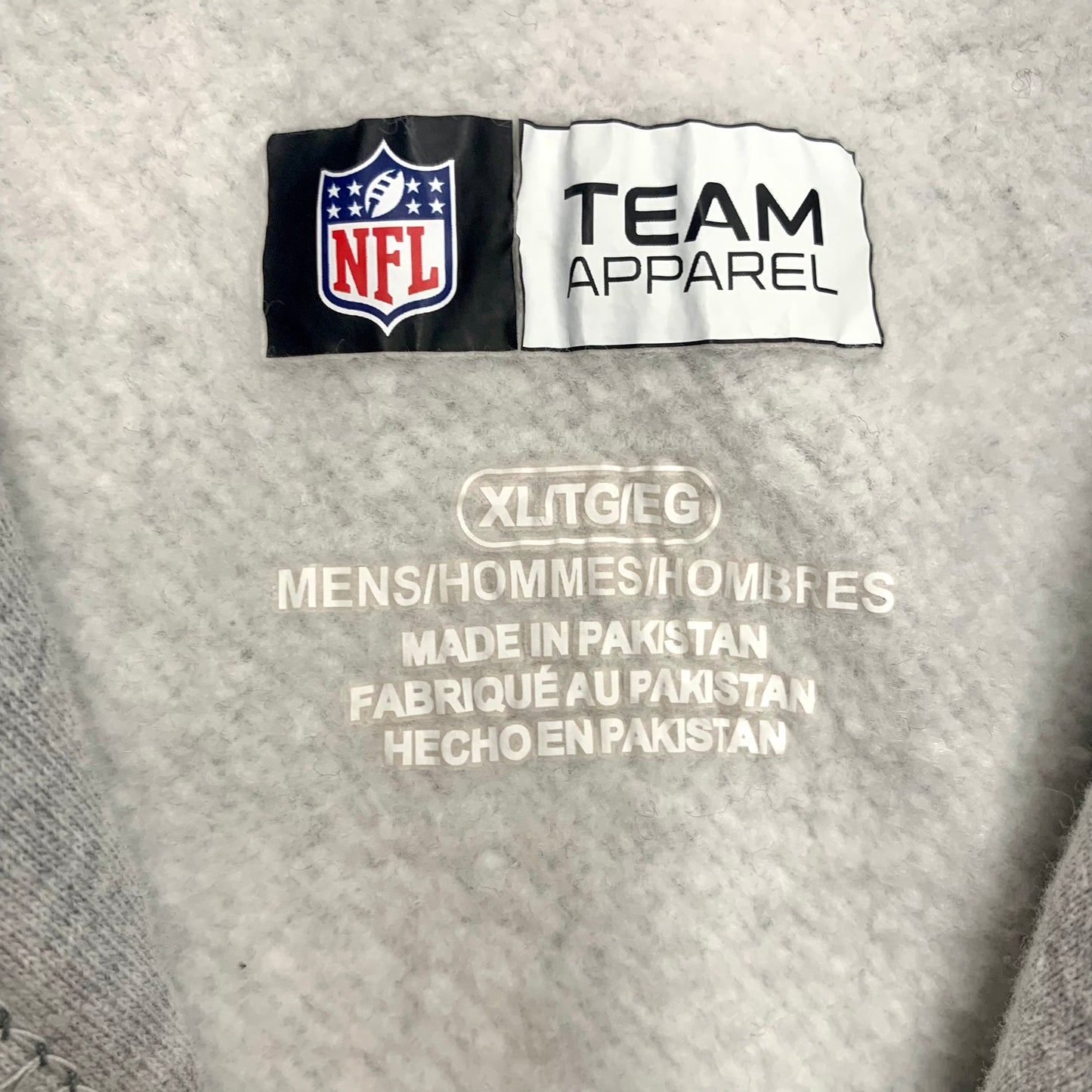 Sweatshirt Hoodie By Nfl In Green & Grey, Size: Xl