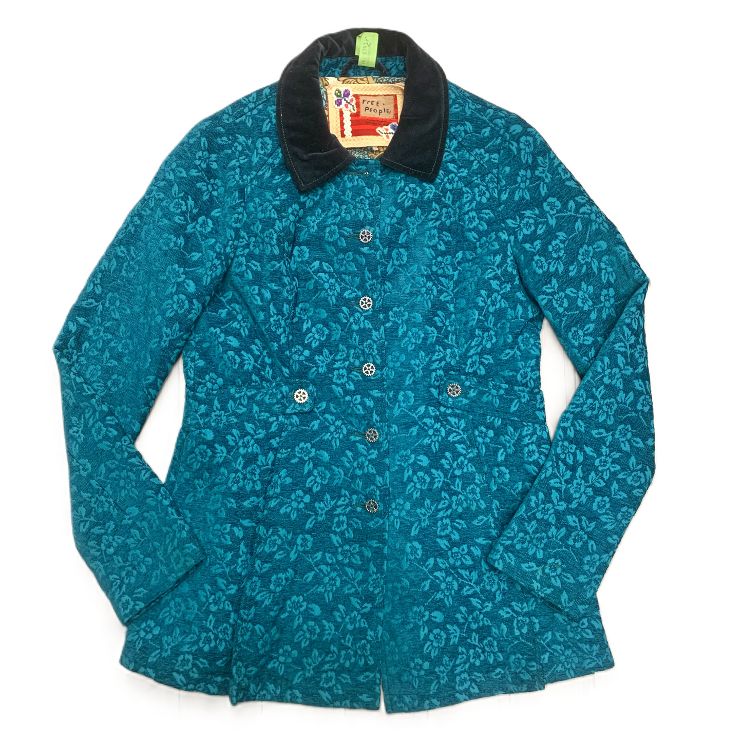 Jacket Other By Free People In Teal, Size: S